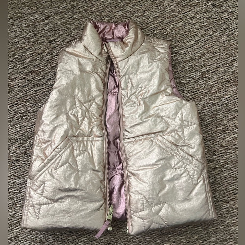 Girls Crewcuts reversible vest size 6-7